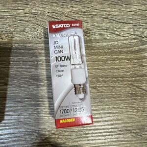 Satco S3107 120V 100W T4 E11 Base Light Clear Bulb US SELLER HTF